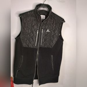 Ascend Fleece Vest Men’s S Black Full Zip Zippered‎ Pockets